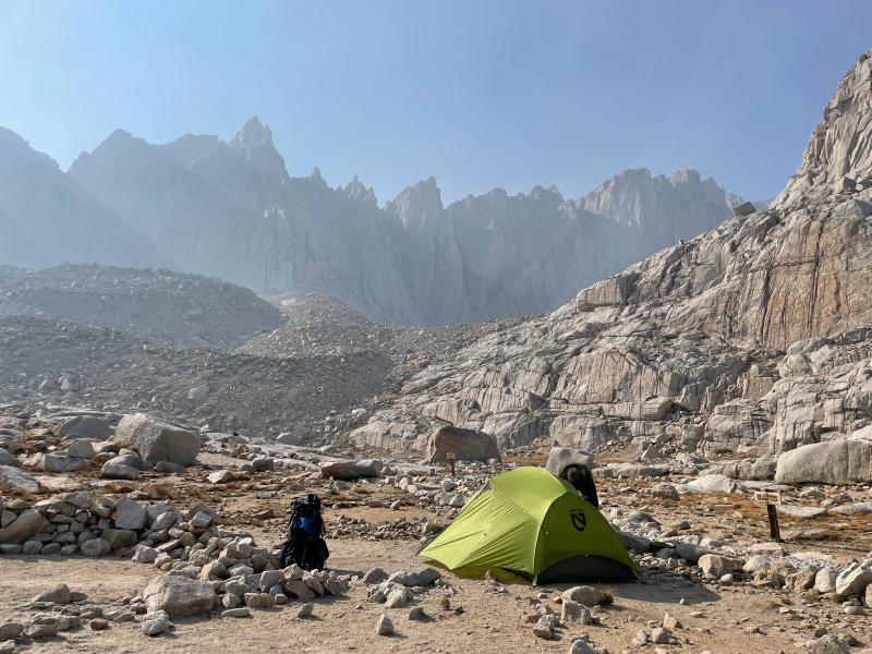 Trail Camp on the Whitney Trail (JMT)