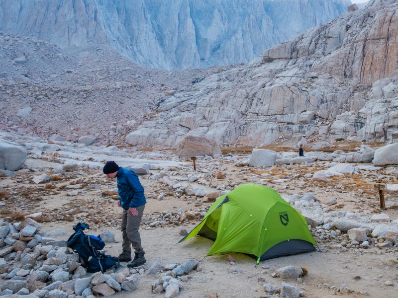 Trail Camp on the Whitney Trail (JMT)