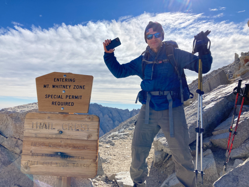 Trailcrest on the Whitney Trail