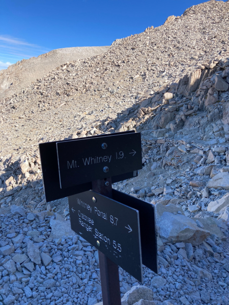 Trailcrest on the Whitney Trail