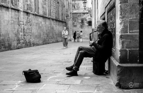 Barcelona in Monochrome