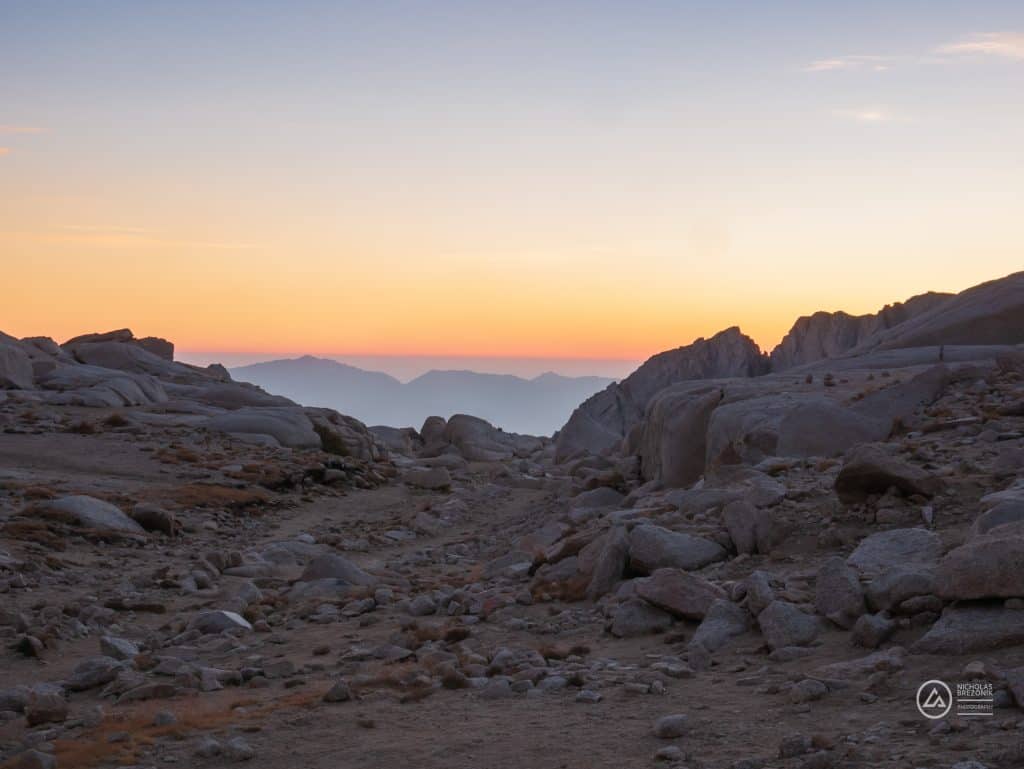 Trail Camp on the Whitney Trail (JMT)